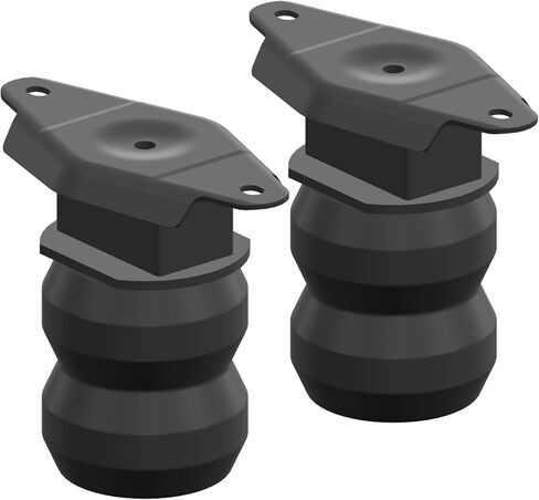 طقم ترقية نظام التعليق الخلفي شديد التحمل FR250SDJ لسيارة Ford F-250 Super Duty 2017-2024، نوابض مساعدة لتسوية الحمل مع أقواس تثبيت، قطعتان in Kuwait