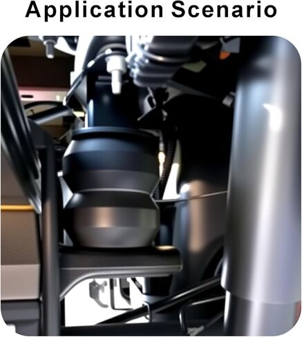 طقم ترقية نظام التعليق الخلفي شديد التحمل FR250SDJ لسيارة Ford F-250 Super Duty 2017-2024، نوابض مساعدة لتسوية الحمل مع أقواس تثبيت، قطعتان in Kuwait