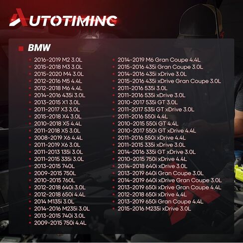 VVT الملف اللولبي توقيت الصمام المتغير الملف اللولبي متوافق مع BMW X3 X5 X6 M3 M4 M5 M6 135i 335i GT xDrive 435i 550i 640i 740i Gran Coupe M135i M235i استبدال 916717 11368605123 in Kuwait