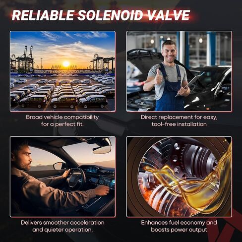 VVT الملف اللولبي توقيت الصمام المتغير الملف اللولبي متوافق مع BMW X3 X5 X6 M3 M4 M5 M6 135i 335i GT xDrive 435i 550i 640i 740i Gran Coupe M135i M235i استبدال 916717 11368605123 in Kuwait