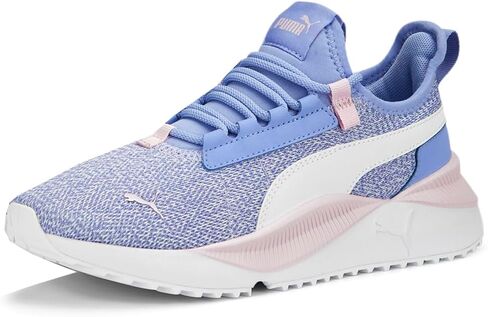 PUMA Kids Girls Pacer Easy Street Lace Up Sneakers Shoes Casual - Purple in Saudi Arabia