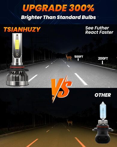 Compatible For Ford F150 2015 2016 2017 2018 2019 2020 Fog Lights High Low Combo, 6000K White Powersports Bulb Direct Installation, Pack of 6 in Saudi Arabia