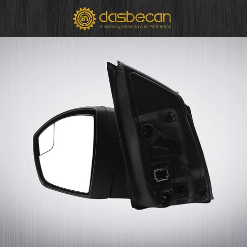 مجموعة مرآة الجانب الأيسر للسائق 3 دبابيس من Dasbecan متوافقة مع 2013-2016 Ford Escape S مع زجاج تعديل الطاقة/قابل للطي يدويًا/مرآة النقطة العمياء غطاء أسود غير لامع # FO1320434 in Saudi Arabia