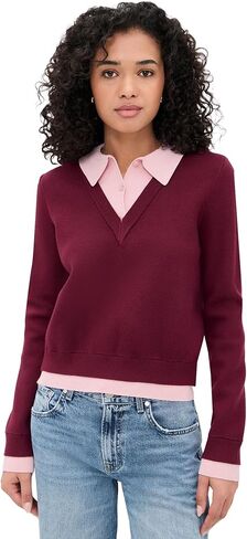 English Factory Women's Polo Sweater in Saudi Arabia