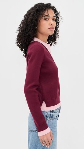 English Factory Women's Polo Sweater in Saudi Arabia