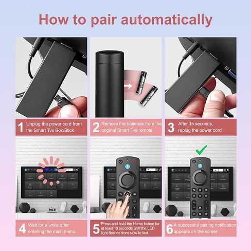 L5B83H 2nd Gen Voice Replacement Remote Control Fit for Fire AMZ Smart TVs Stick 2nd Gen, Smart TVs Cube 2nd Gen, 1st Gen Smart TVs Cube, Smart TVs Stick 4K, Smart TVs Stick Lite, 3rd Gen Smart TVs in Kuwait