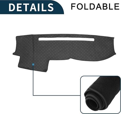 Dash Cover for Toyota 4Runner 2003-2009 Non-Slip | Center Console Dash Cover Mat Black 1 Pcs in Saudi Arabia