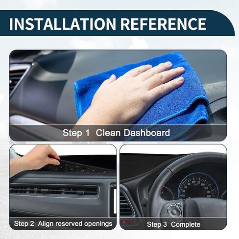 Dash Cover for Toyota 4Runner 2003-2009 Non-Slip | Center Console Dash Cover Mat Black 1 Pcs in Saudi Arabia