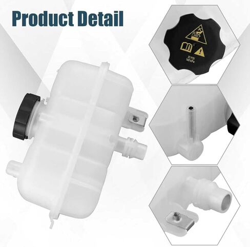 68283565AB Engine Coolant Reservoir Tank Overflow Reservoir with Cap Compatible with Jeep Wrangler V6 3.0L 3.6L 2018-2024 Replace CH3014196 Expansion Tank Overflow Bottle in Saudi Arabia