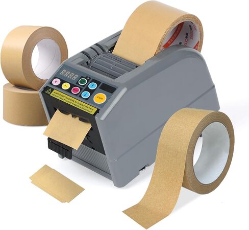 Ribbon Cutting Machine, Automatic Tape Dispenser, Dual-Tape Design, 999mm Max Cut Length, Smart Memory & Safety Sensor for Office, Craft, and Packaging Use in Saudi Arabia