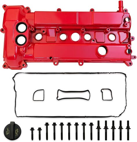 طقم تجميع غطاء الصمام الألومنيوم متوافق مع 2014-2022 Ford Focus S SE SEL Titanium EcoSport 2.0L L4 -Gas Replace FM5Z6582E FM5Z6582A FM5E6K271AC in Saudi Arabia