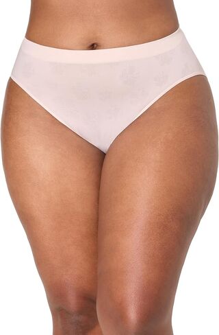 Bali Women's Underwear, Comfort Revolution Hi-cut Brief Panties, Seamless Microfiber in Saudi Arabia