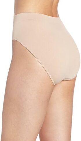 Bali Womens' Comfort Revolution Microfiber Seamless Hi-Cut Brief 6-Pack, 10/11, Nude in Saudi Arabia