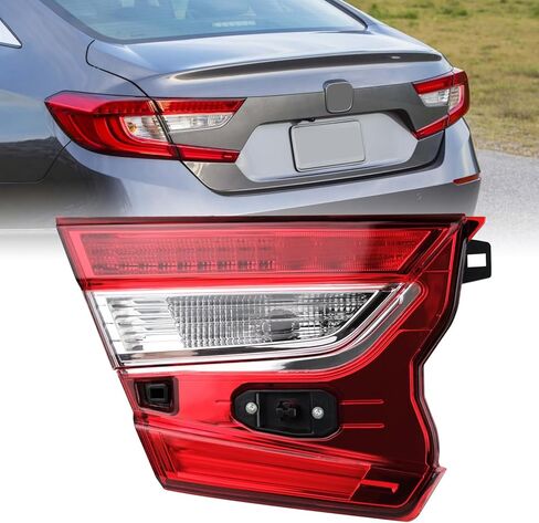 ضوء الذيل الأيمن للراكب متوافق مع Honda Accord 2016 2017، مصابيح الذيل الخلفية، الضوء الخلفي لإشارة الانعطاف للفرامل اليمنى، استبدال المصباح الخلفي لجانب الراكب HO2805108 in Kuwait