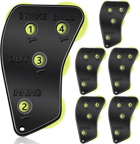 Stainless Steel 4 Wheel Umpire Indicator Umpire Clicker Umpire Gear Ball Strike Counter Clicker for Scorekeeper Recording Outs and Innings Balls in Saudi Arabia
