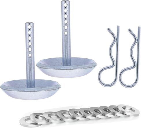 2205071 Heavy Duty Snow Plow Skid Shoe Compatible with Polaris RZR, Ranger, ACE, and Sportsman ATV & UTV Plow with Pins and Flat Washer 2208864 Adjustable Hardened Steel Snow Plow Feet in Kuwait