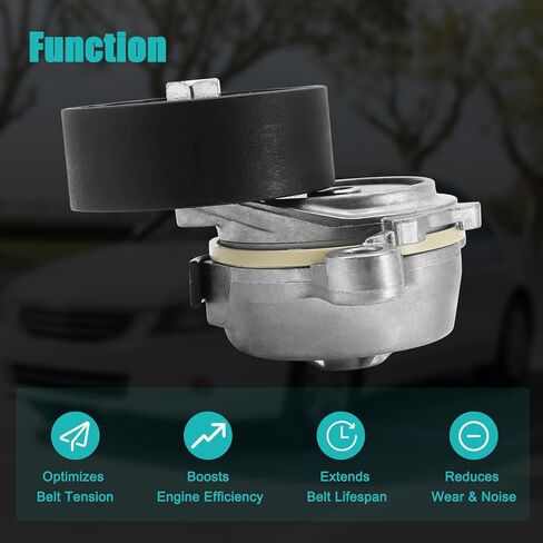 مجموعة شداد الحزام BR3E6B209ED مع بكرة (3.5L 3.7L V6) لسيارة Ford Expedition 2015-2017، F-150 Mustang 2011-2017، Transit-150 250 350 350 HD 2015-2018، لسيارة Lincoln Navigator 2015-2017 39221 in Saudi Arabia