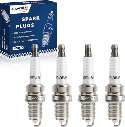 Iridium Spark Plugs 4 Pack 97932 IZFR5L11 Compatible with Dodge Avenger Journey Caliber 2.4 2008 2009 2010, Chrysler 200 2.4L 2011 2012 2013 2014 & Sebring 2009 2010, Jeep Compass Patriot 2016 2017 in Saudi Arabia