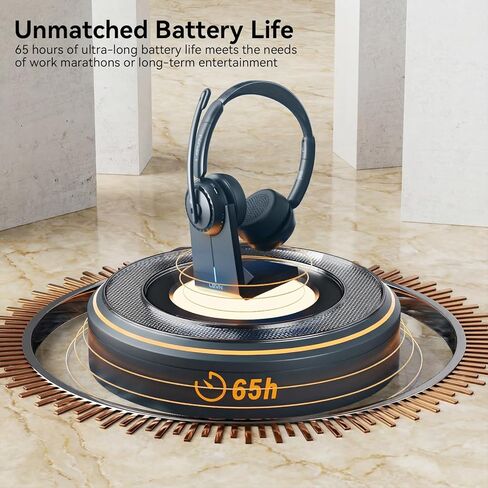 LEVN Headset with Mic, USB Headset with Microphone for PC, Headset with Microphone for Pc with Noise Canceling Microphone for Laptop, USB Headset for Work from Home/Call Center/Open Office in Kuwait