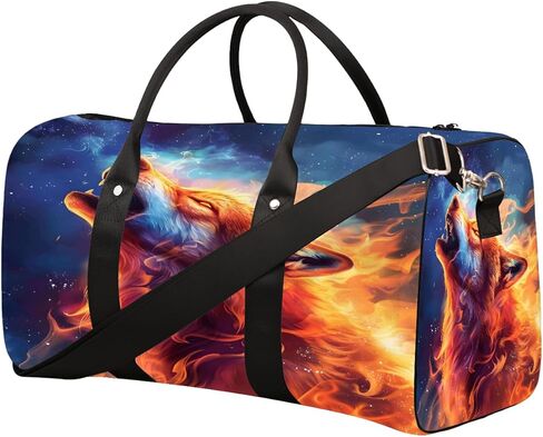 Fashion Leopard Cheetah Travel Duffel Bag for Women Men Small Sport Gym Bag Waterproof Weekender Overnight Bag Lightweight Carry on bag Foldable Gym Bag for Training Swim Yoga Traveling Handbag in Saudi Arabia