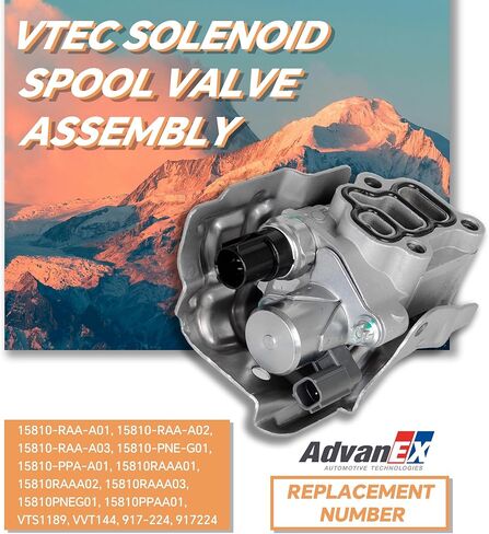 15810-PNE-G01 مجموعة صمام الملف اللولبي VTEC مع مفتاح ضغط الزيت وحشية متوافقة مع Accord/Civic/CR-V RSX استبدل 15810-RAA-A01 15810-PPA-A01 15810-RAA-A03 917-224 in Saudi Arabia
