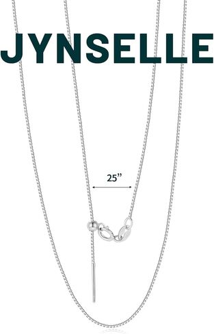 Adjustable Sterling Silver Chain - 925 Solid 1.1mm Silver Chain Necklace for Women Hypoallergenic Minimalist Dainty Everyday Layering Jewelry (Upgraded Spring-Ring Clasp) in Saudi Arabia