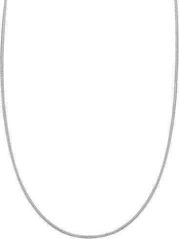 سلسلة ثعبان 1.4 ملم مع قفل جراد البحر - ذهب أبيض عيار 10 قيراط مقاس 16 بوصة in Kuwait