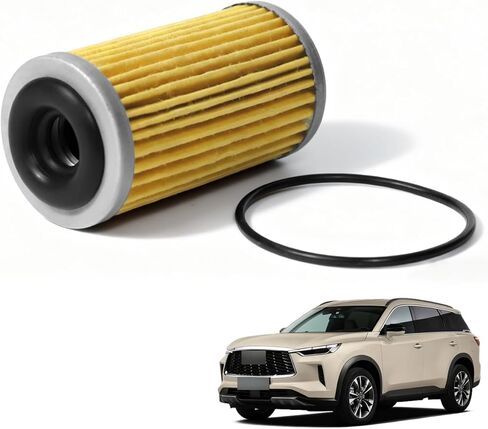 Automatic Transmission Filter Kit Compatible with Infiniti Sentra Nissan Replacement Oil Filters with Gasket, Solution Gear Shifting Delay Replace# 0440455 in Kuwait