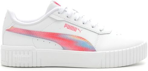 PUMA Kids Girls Carina 2.0 Groovin Lace Up Sneakers Shoes Casual - White in Saudi Arabia