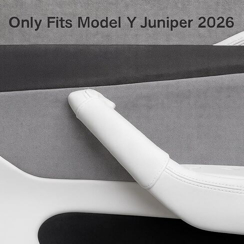 غطاء مقبض الباب لـ Tesla Model Y Juniper واقي مقبض الباب الداخلي وأغطية المقبض المضادة للخدش غطاء مقبض سحب الباب الأمامي الخلفي ملحقات Tesla Model Y Juniper (أبيض) in Kuwait