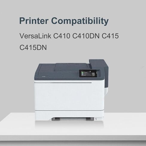 C410 C415 Toner Cartridges High Capacity Replacement for Xerox C410 C415 Toner Cartridges 006R04685 006R04686 006R04687 006R04688 4 Pack Work for C410 C410DN VersaLink C415 C415DN Printers in Saudi Arabia
