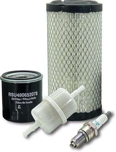 طقم فلتر صيانة HERO لمرشحات المركبات المساعدة John Deere TS 4x2 Gator المتوافقة مع OEM M113621 AM107423 AM116304 M802138 لمحرك FE350D-AS25 in Kuwait