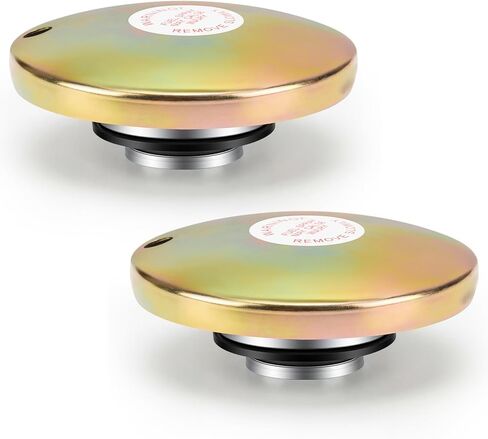 Frienda 2 Pcs Transfer Tank Vented Fuel Diesel Tank Cap, Venting Pressure Fuel Gas Cap for 2 Inch Base for Diesel Transfer Auxiliary Storage Truck Tool Box, Vented Design, Top Cover Only in Saudi Arabia
