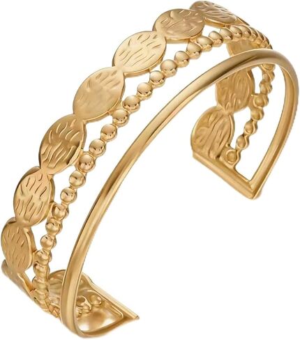 Exquisite and Stylish Gold Bracelet, Fashion Jewelry, Women's Gold Accessories – Ideal Gift for Mom, Wife or Girlfriend in Saudi Arabia
