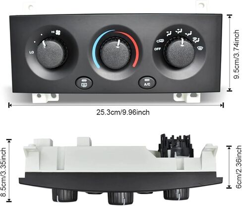Heater Climate Control Panel Module Compatible with Jeep Grand Cherokee 1999-2004 Replacement for 55115904AC in Kuwait