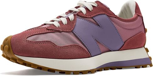 New Balance Women's 327 Sneaker, Black Metallic/Castlerock, 10 in Saudi Arabia