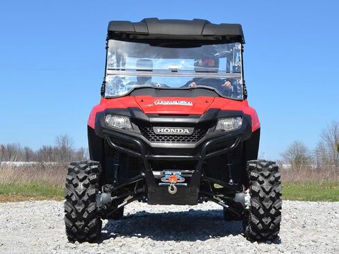 SuperATV High Clearance A-Arms Compatible with 2014+ Honda Pioneer 700/700-4 | Black | Made with 1 inch Tubing | Unique Bend Design Adds 2 inches of Ground Clearance in Saudi Arabia