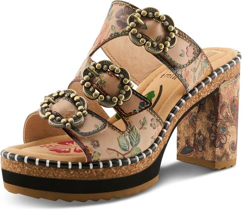 L'Artiste Milemarker Women’s Floral Sandal with Cushioned Footbed Comfort in Saudi Arabia