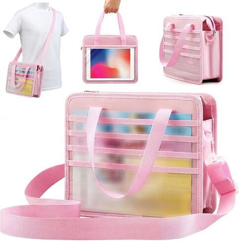 Ministry Tract Holder with Detachable Shoulder Strap, Magazine and Missionary Bag with Interlayer Service Bag for Magazines and Brochure Bible Water Cup Umbrella in Saudi Arabia