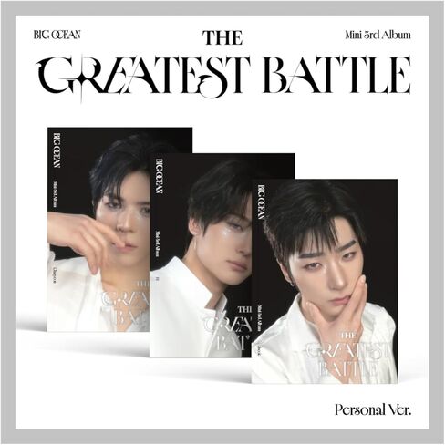 (المجموعة الشخصية: Chanyeon+PJ+Jiseok) ألبوم Big Ocean The Greatest Battle الثالث المصغر مع تتبع BIGOCEAN in Saudi Arabia