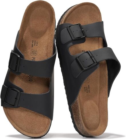 Project Cloud Genuine Leather Mens Sandals with Memory Foam Natural Cork Footbed Slides for Men Footwear - Non-Slip Double-Strap Buckle Summer Sandals (Heritage, DRIFTSUEDE,10.5) in Saudi Arabia