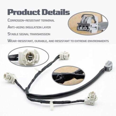 طقم أسلاك ضوء الفرامل مناسب لسيارة Ford F150 2004-2008 Explorer Sport Trac 2007-2010 Lincoln Mark LT 2006-2008 استبدال أسلاك ضوء الفرامل الثالثة 4L3Z-13A625-AA in Kuwait
