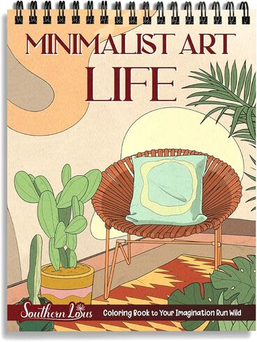كتاب تلوين للبالغين من الفن البسيط للحياة الحلزونية من ساوث لوتس - اكتشف التلوين الواعي مع الأنماط المجردة. البساطة والإبداع الفني مع تصاميم فريدة غير محددة. استرخاء in Kuwait