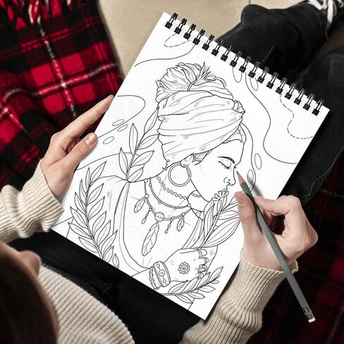 كتاب تلوين للبالغين من الفن البسيط للحياة الحلزونية من ساوث لوتس - اكتشف التلوين الواعي مع الأنماط المجردة. البساطة والإبداع الفني مع تصاميم فريدة غير محددة. استرخاء in Kuwait