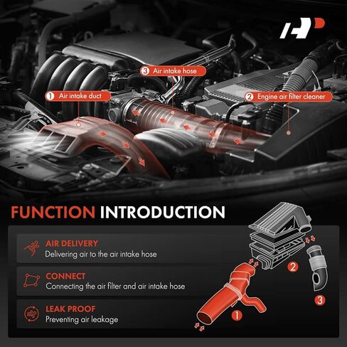 قناة دخول هواء المحرك A-Premium متوافقة مع Hyundai Elantra 2017-2020 2.0L, Elantra GT 2018-2020 in Saudi Arabia