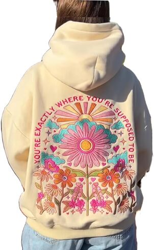 QYZ-Top Preppy Embroidered Hoodies Women Teen Girls Cute Ocean Graphic Hoodied Sweatshirt Y2K Long Sleeve Oversized Tops in Saudi Arabia