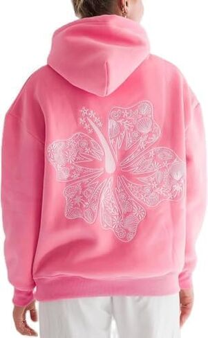 QYZ-Top Preppy Embroidered Hoodies Women Teen Girls Cute Ocean Graphic Hoodied Sweatshirt Y2K Long Sleeve Oversized Tops in Saudi Arabia