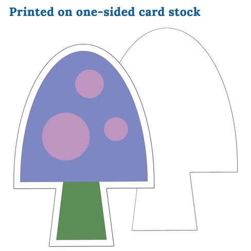Carson Dellosa Fairy Tale Forest 36pc Colorful Mushroom Bulletin Board Decorations, Assorted Mushroom Cutouts for Bulletin Board, White Board, Cork Board, and Classroom Decor in Saudi Arabia