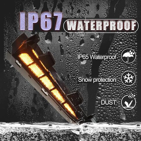 LED Front Wheel Arches Side Marker Light Sequential Turn Signal Lamp Fit for Toyota Tacoma 2024 2025 2026,Replacement Front Fender Flares OEM Trim Upgrade DRL Kit(Only Fit SR SR 5 Model) in Saudi Arabia