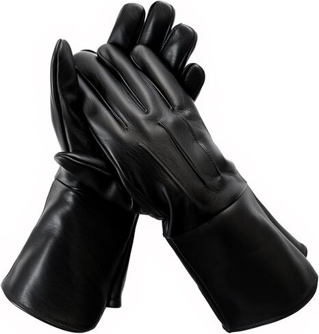 Genuine Leather Medieval Long Cuff Gloves in Kuwait